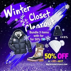Listing Title: ❄️❄️ BUNDLE SALE: 50% OFF ANY 3 ITEMS! ❄️❄️